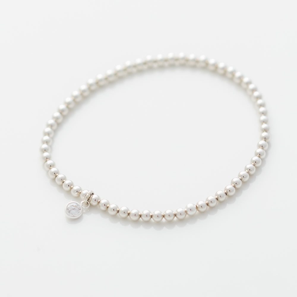 SILVER "PINKY" PROMISE STACK