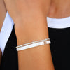 SILVER SATIN STACK