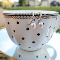 FRESHWATER PEARL HUGGIES - Silver