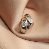 ON THE TOWN HUGGIES - Silver