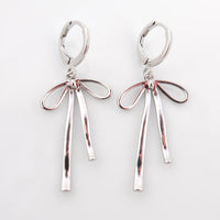 BOW HUGGIES - SILVER