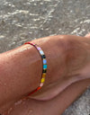 GLASS BEAD ANKLET