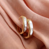 PEARL INLAY HUGGIES - Gold