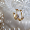 PEARL INLAY HUGGIES - Gold