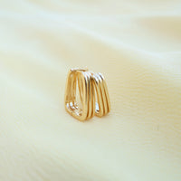 STRIPED SILHOUETTE HUGGIES - Gold