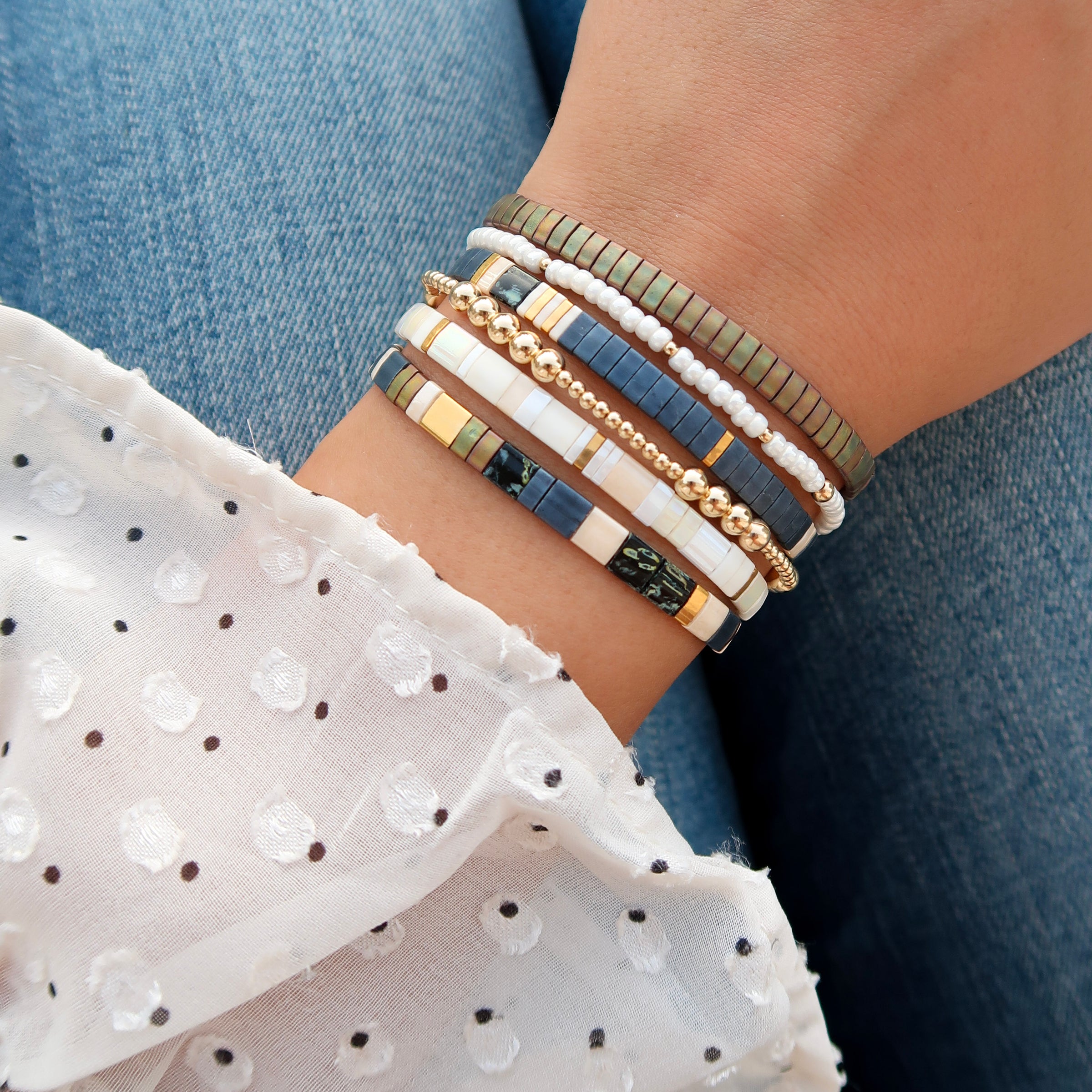 RUFFLES & JEANS STACK
